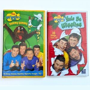 Vintage Wiggles VHS Bundle | Yummy Yummy & Yule Be Wiggling |  31 Songs In Total